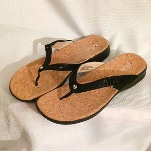New!! Revere Napoli black lizard sandals